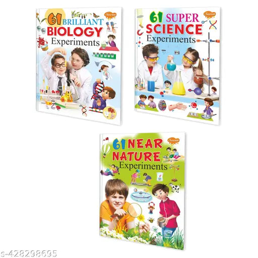 61 Brilliant Biology  Super Science and Near Nature Experiments book for kids : Science learning book  Educational book for kids  Learning science book.