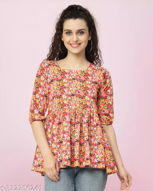 Top Womens tops fashion tops Girls crop tops Girls summer tops Girls printed tops Womens tops