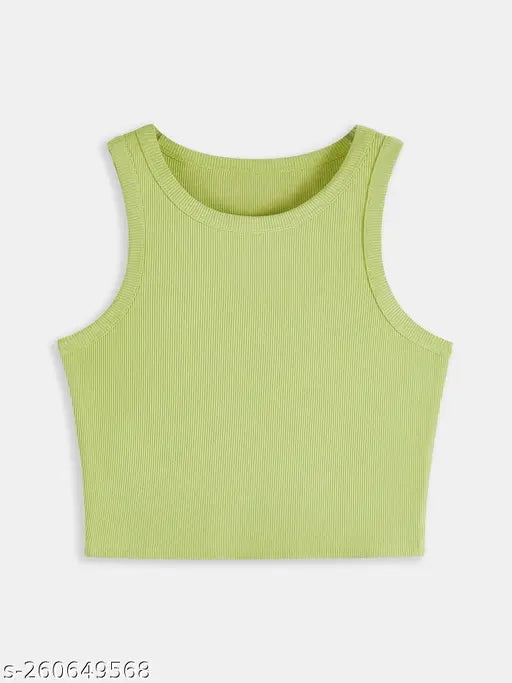 SUTBIT Women Round Neck Tank Top