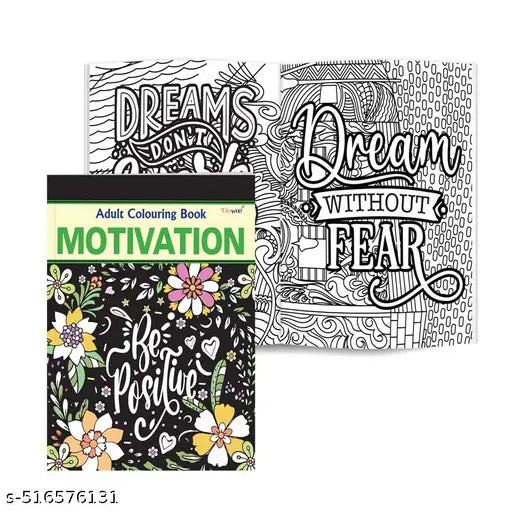 Motivation - Adult Colouring Book : Inspirational Coloring Book for Adults  Colouring fun for adults and kids  Motivational Designs to Help Inspire Positive Thinking  Creativity and Mental Relaxation