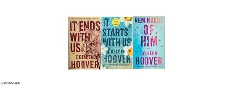 It Starts With Us+ It Ends With Us + Reminder Of Him - Combo (Set Of 3 ) By Collen Hoover (Paperback  Colleen Hoover)