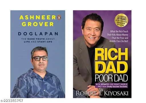 DOGLAPAN BY ASHNEER GROVER + RICH DAD POOR DAD BY ROBERT KIYOSAKI