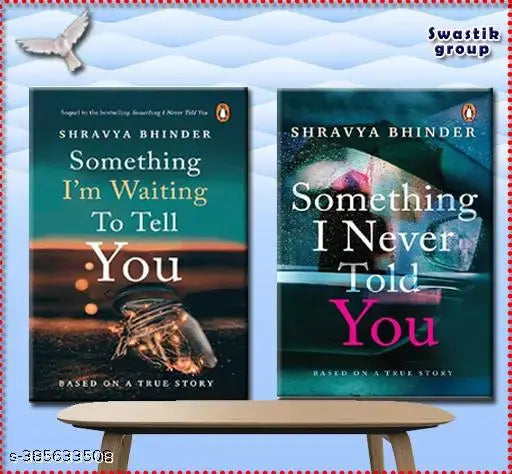 Something I Never Told You [Paperback] + Somthing I Am Waiting to tell You Bhinder  Shravya Paperback.