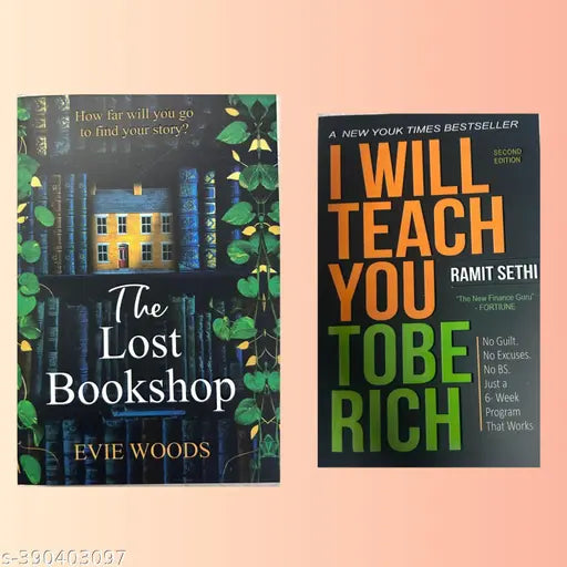 BOOK HUB The Lost Bookshop AND I WILL TEACH YOU COMBO PACK OF 2