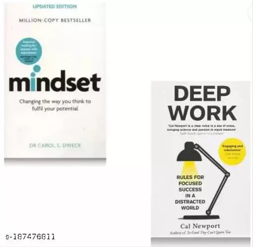 Mindset   Deep Work (Set Of Two)  (Paperback  Carol Dweck & Cal Newport)