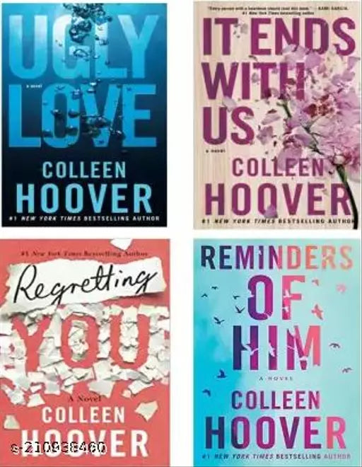 Best Combo 4 Book) It Ends With Us: A Novel + Ugly Love: A Novel + Regretting You + Reminders Of Him: A Novel by Colleen Hoover - 1 January 2022  (Paperback  Colleen Hoover)