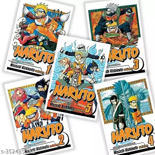 NARUTO VOLUME  1   2   3   4   5  - Paperback – 7 December 2003