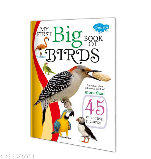 My First Big Book of Birds for kids : Educational bird book  Children's learning book  Early learning book for kids.