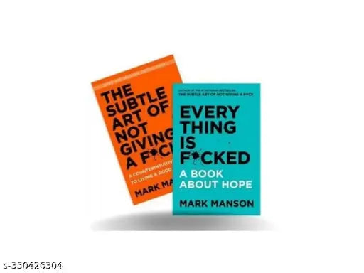 ( Combo of 2 books )-: The subtle art of not giving a f*ck + Everything is f*cked (English Paperback) BY MARK MANSON