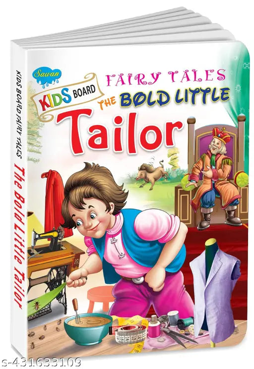 The Bold Little Tailor book for children : Story book for kids  Learning book for kids  Moral stories board book (Hardcover).