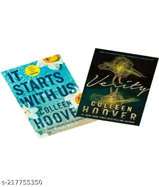 IT STARTS WITH US By COLLEEN HOOVER+ VERITY BY COLLEEN HOOVER