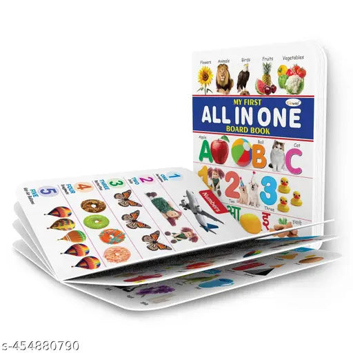 MY FIRST ALL IN ONE BOARD BOOK (English-Hindi) : Collection of early learning board books  Preschool Kids Book  Learning books for kids