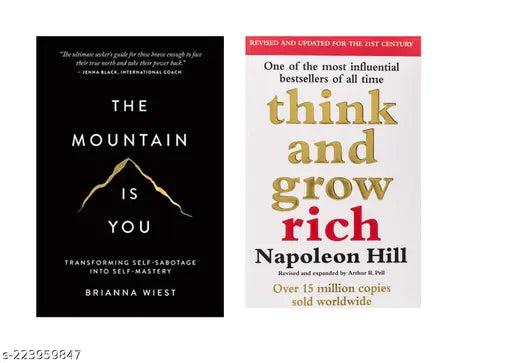 THE MOUNTAIN IS YOU BY BRIANNA WIEST + THINK AND GROW RICH BY NAPOLEON HILL