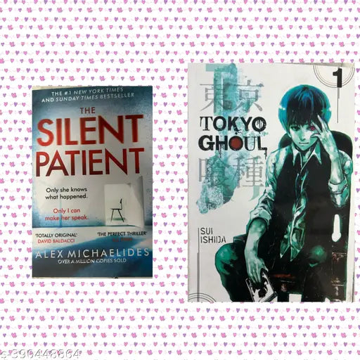 book hub TOKYO GHOUL and silent  patient combo pack of 2