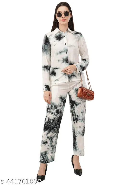 Avyola Womens Tie & Dye Co-ord Set