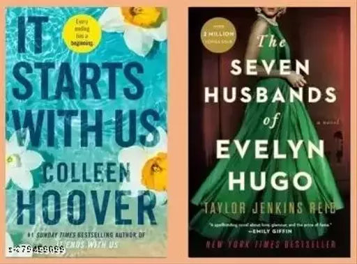 It Starts With Us + Seven Husband - Combo (Set Of 2 ) (Paperback  Reid Taylor Jenkins & Collen Hoover)
