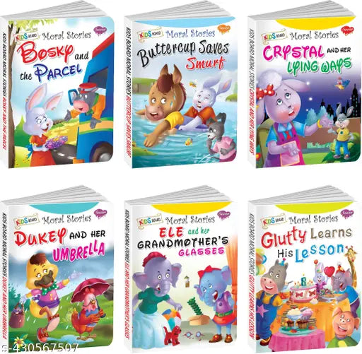Educational books for kids - Set of 6 board books