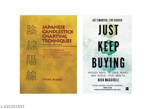 JAPANESE CANDLESTICK CHARTING TECHNIQUES BY STEVE NISON + JUST KEEP BUYING BY NICK MAGGIULL