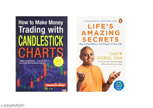 LIFE 'S AMAZING SECRET BY GAUR GOPAL DAS + HOW TO MAKE MONEY TRADING WITH CANDLESTICK  CHARTS BY BALKRISHNA M. SADEKAR