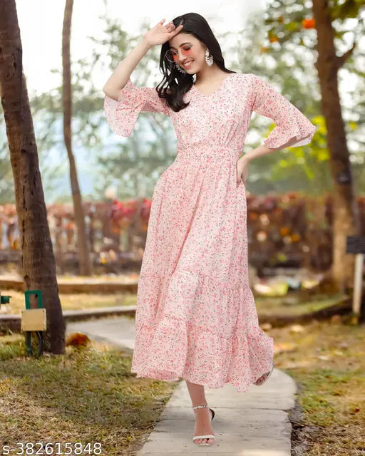 dress for women  women dress  printed dress  dress on lowest price  dresses  long dress  solid dress
