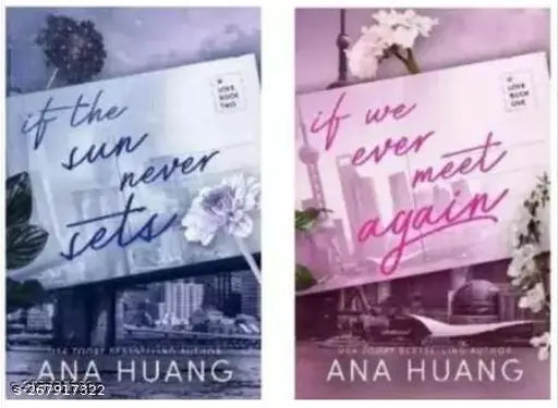 Combo of 2 Books (If the Sun Never Sets + If We Ever Meet Again) (English  Paperback  Ana Huang)
