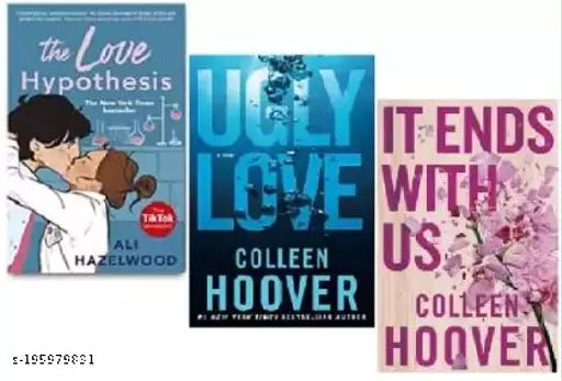 THE LOVE HYPOTHESIS + UGLY LOVE + IT ENDS WITH US ( 3 Books Combo )  (Paperback  Colleen Hoover  Hazelwood Ali)