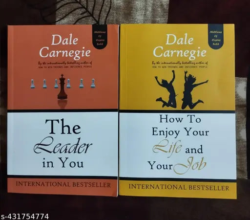 Set Of 2 Book :- The Leader In You + How To Enjoy Your Life And Your Job (English  Paperback  Dale Carnegie)