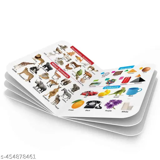 Lkg Class Picture Board Book : Board Books For Children  All In One essential Board Book  Gift For Kids MY FIRST ALL IN ONE BOARD BOOK (English-Hindi)  gift for birthday