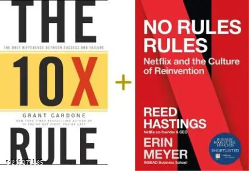 THE 10X RULE  BY GRANT CARDONE + NO RULES RULES BY ERIN MEYER