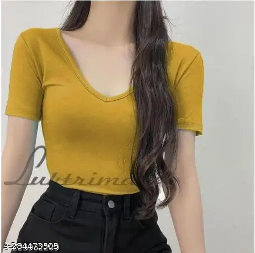 New Latest fancy V Neck Top For summer