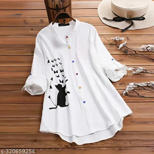 Women's Office And Daily Wear Shirt Tops & Tunics