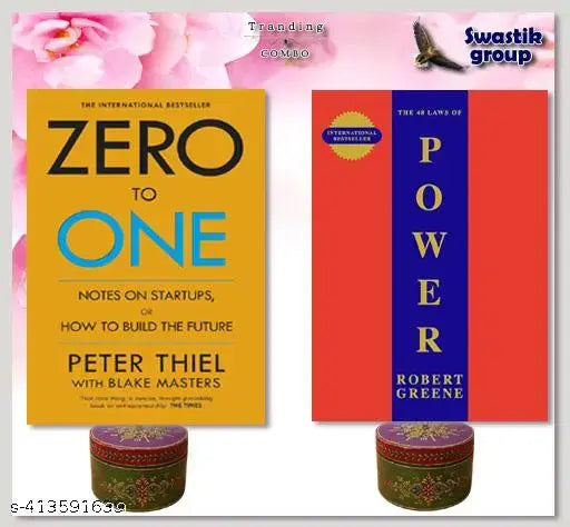 Combo of  2 Books :- Zero to One - The 48 Laws Of Powerr [English Paperback  By  Masters Blake  Robert Greene]