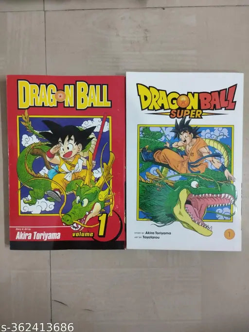 Best Combo Of Manga Books :+ Dragon Ball Volume-1 + Dragon Ball Super  Volume-1 (English  Akira Toriyama)