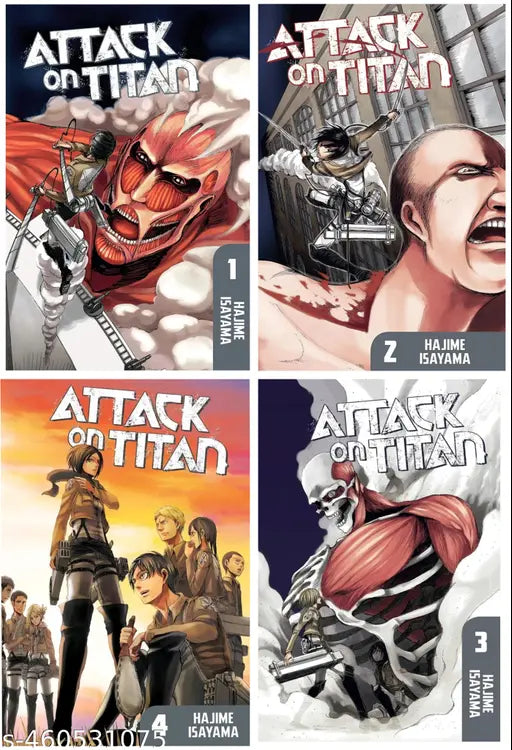 Attack on Titan Manga set 1 To 4