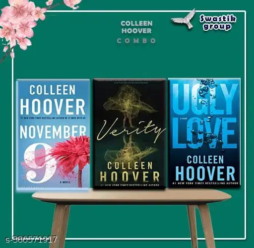 Colleen Hoover Combo of 3 Books :November 9 + VERITY + Ugly Love Paperback