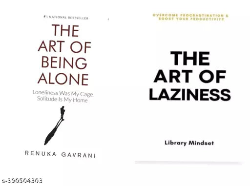 The Art Of Being Alone+Thr Art OF Laziness(English  Paperback  Renuka Gavrani