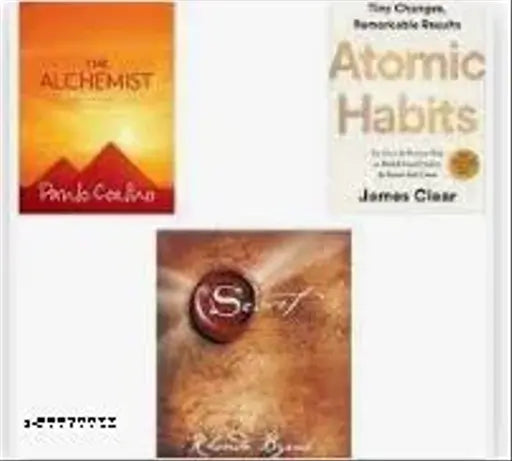 THE ALCHEMIST+ SECRET + ATOMIC HABIT BEST 3 BOOKS COMBO