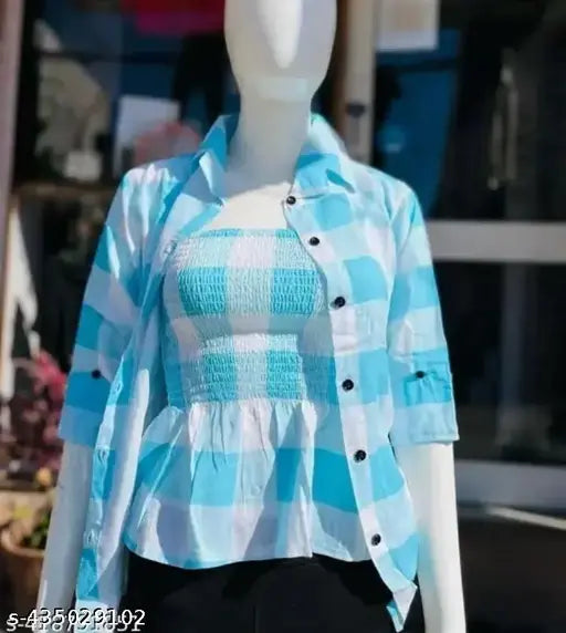 Stylish shirt+top two psc set