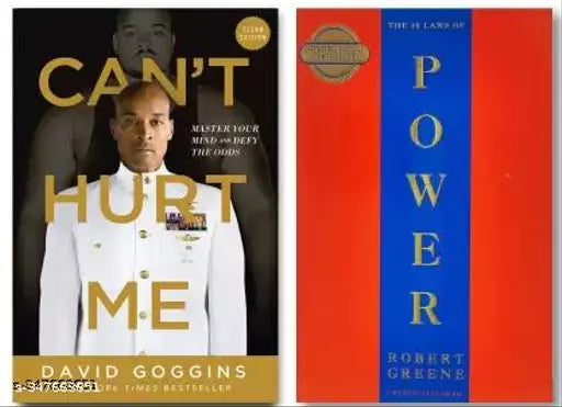 Can't Hurt Me+THE 48 LAWS OF POWER  (Paperback  David Goggins  Robert Greene)