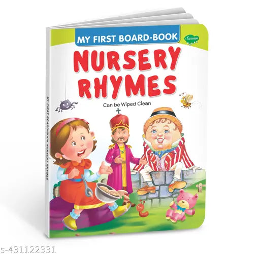 Nursery Rhymes board book for kids: Reading book for kids  Board book for kids  Educational reading book (Hardcover).