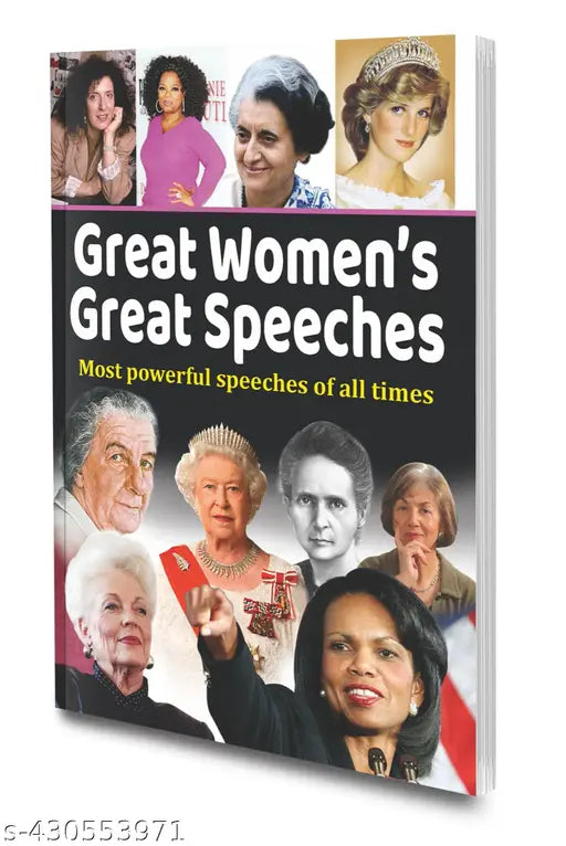 Great Women's Great Speeches book : Inspirational women leaders book  Children reading book  Educational learning book.