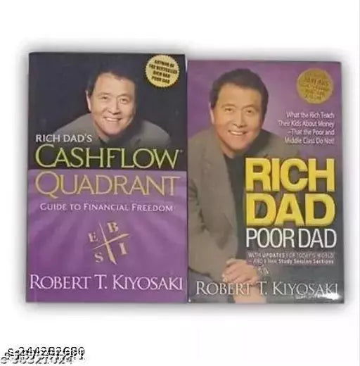 Combo Book OFFER - Rich Dad's Cashflow Quadrant: Guide to Financial Freedom  Rich Dad Poor Dad by Robert T. Kiyosaki