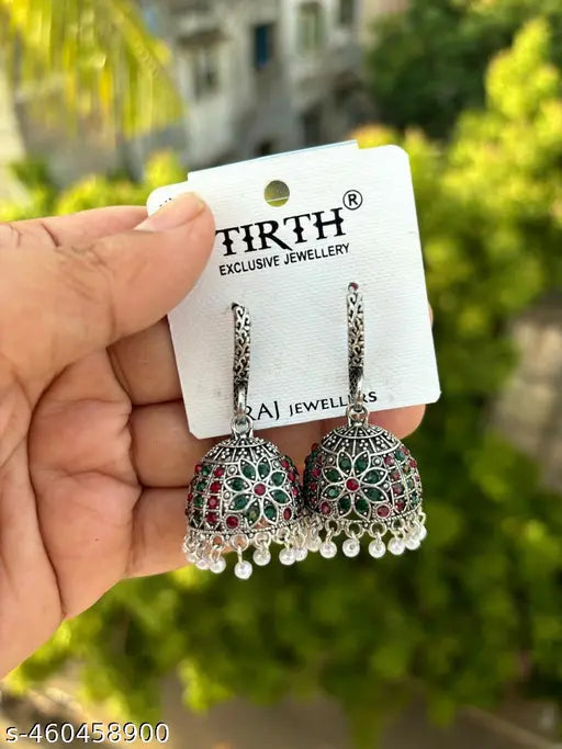 Modern Ethnic Jhumka Earrings for girl's and women's -