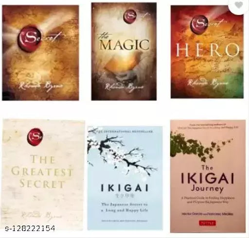 Life Changing Secret(4) 6 Books Set  (The Secret  Greatest Secret  Hero  Magic  Hector Garcia)  (Paperback  Rhonda Byrne  Hector Garcia)