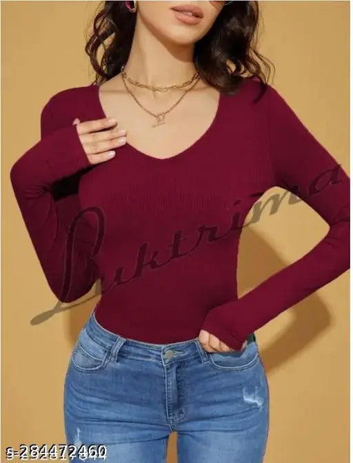 New Latest fancy V Neck Top For summer