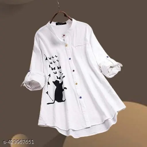 Trendy Womens Printed Shirt