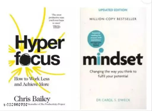 Hyperfocus + Mindset (Best Selling Combo)  (Paperback  Chris Bailey  Dr. Carol S. Dweck
