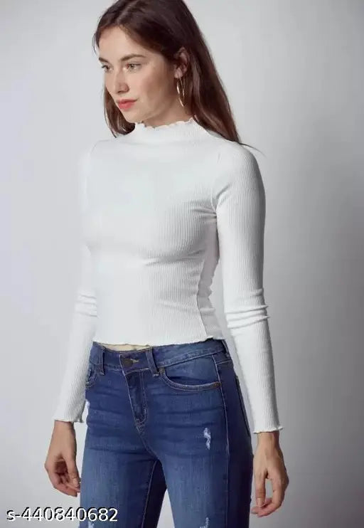 High Neck Full Sleeve Top
