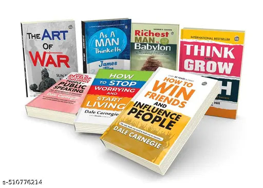 Think & Grow Rich  The Art of War  How to Win Friends & More Timeless Classics Novel - Educational learning Book  The Ultimate 7-Book Set for Success and Self-Improvement