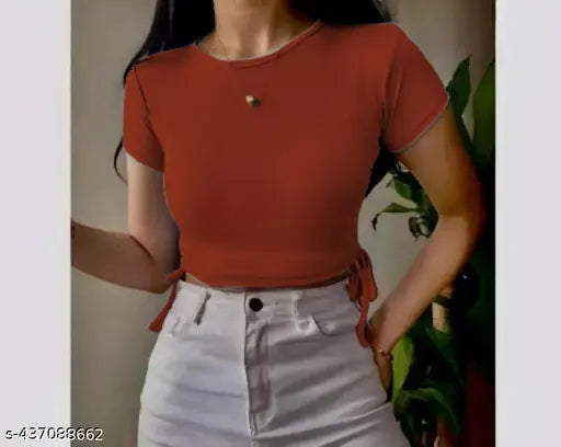 New Stylish Dori Short Sleeve Fashionable Top For Woman